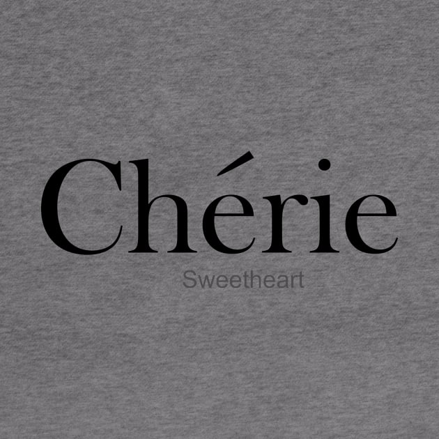 FRENCH WORD: Cherie (Sweetheart) by King Chris